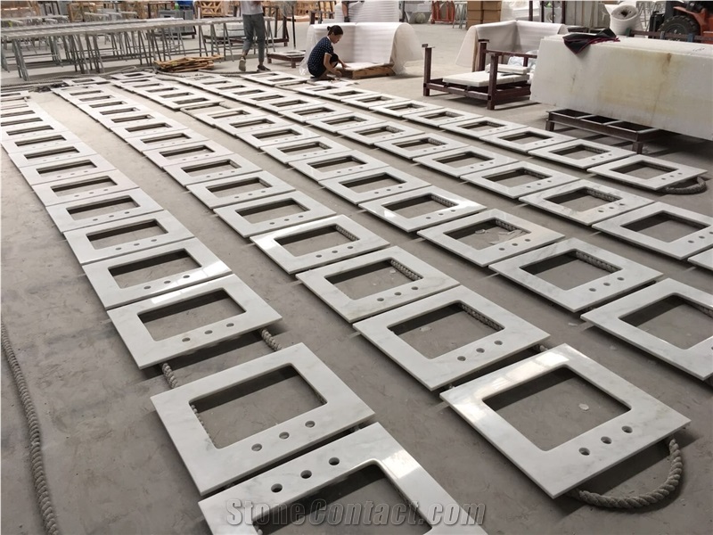 Oriental White Vanity Top