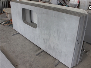 Grey Quartz Bathroom Top Bath Vanity Countertop