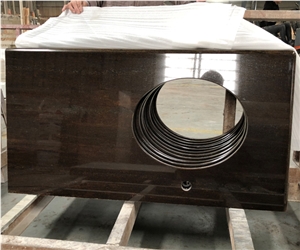 Quicksand Brown Granite Bath Top