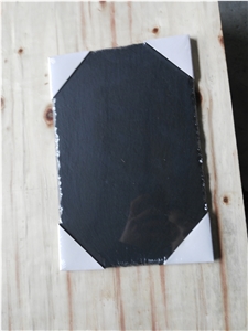 Round Black Slate Cheese Board