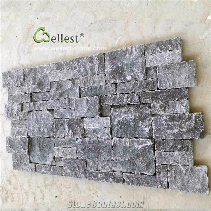 Black Limestone Outside Wall Cladding Panels