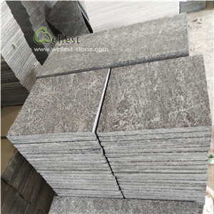 Flamed Black Quartzite Pavers