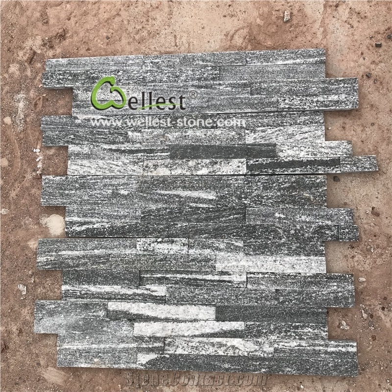 Grey Granite Wall Cladding Ledge Stone Veneer