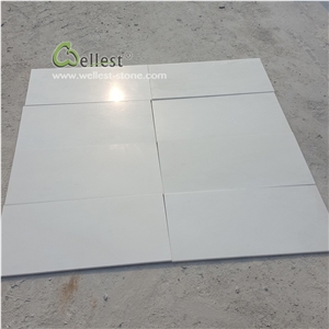 Honed Super White Quartzite Flooring Tiles