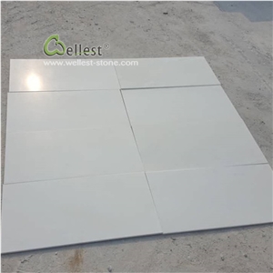 Honed Super White Quartzite Flooring Tiles