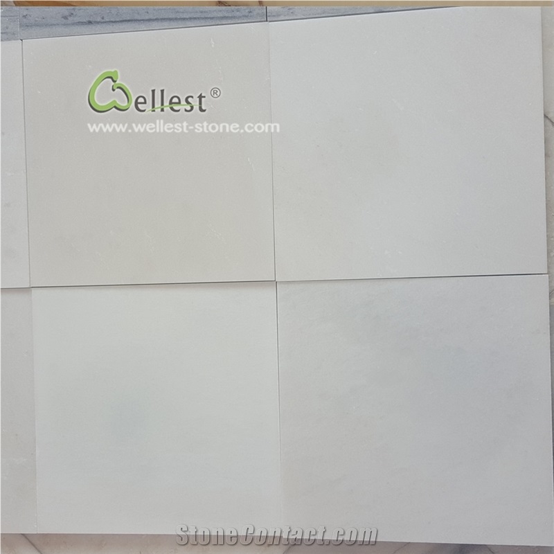 Honed Super White Quartzite Flooring Tiles