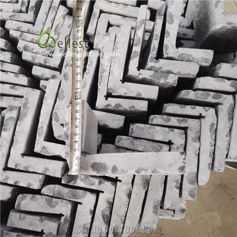 Limestone Wall Stone Corner and Flat Tiles