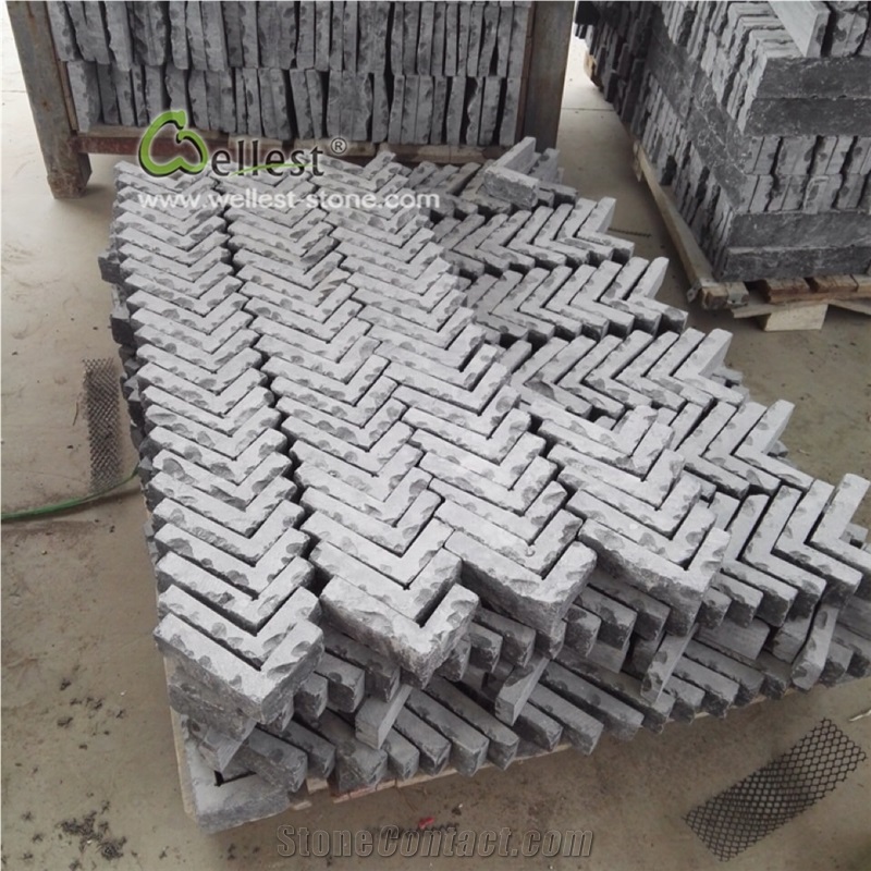 Limestone Wall Stone Corner and Flat Tiles