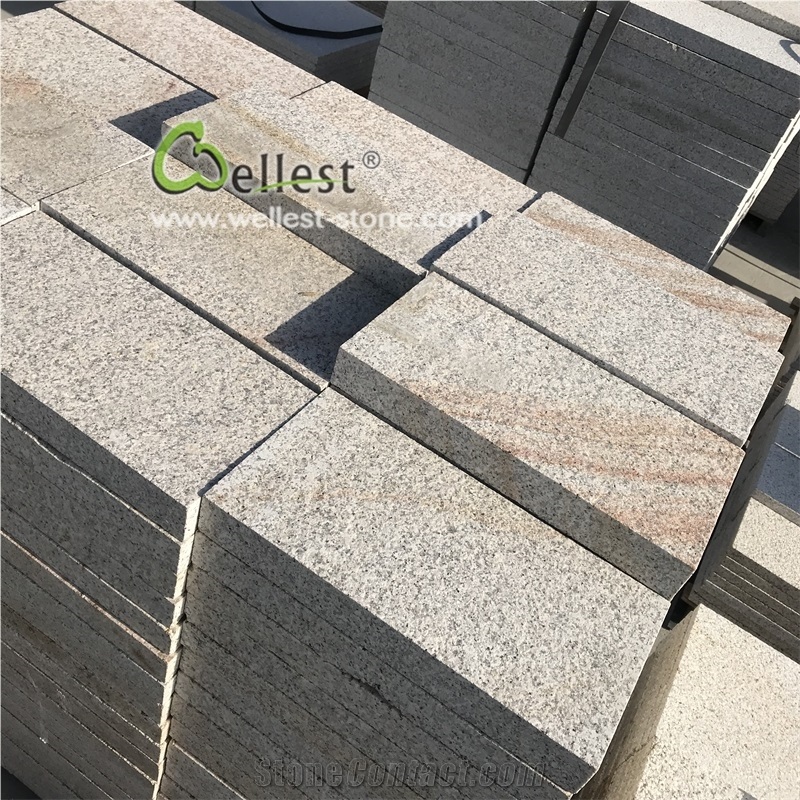 Rustic Yellow Granite Driveway Paving Stone