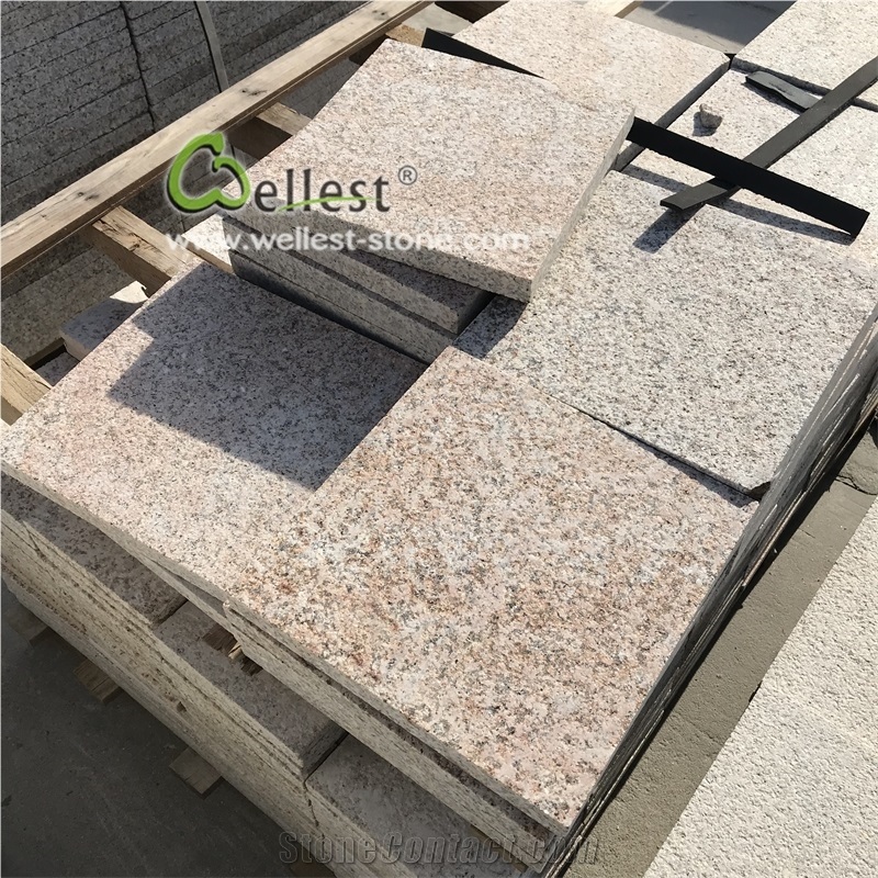 Rustic Yellow Granite Driveway Paving Stone