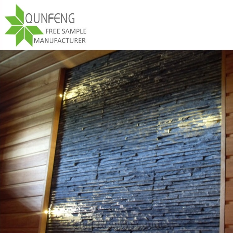 Artificial Stone Panel Slate Waterfall Fountain