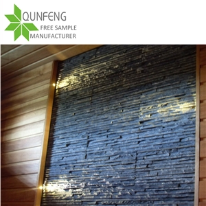 Artificial Stone Panel Slate Waterfall Fountain
