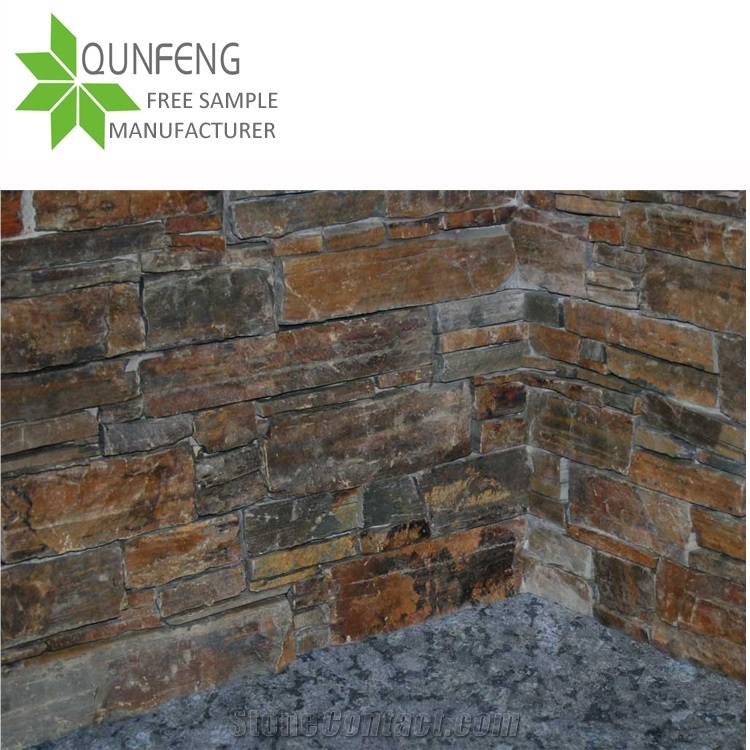 China Ledger Wall Panel Slate Stacked Stone Veneer