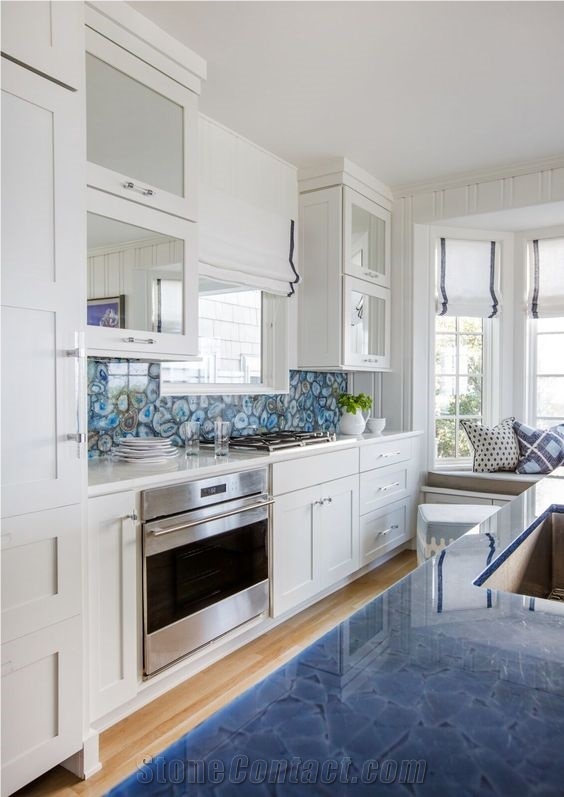 Furniture Gemstone Agate Kitchen Backsplash Tiles Wall