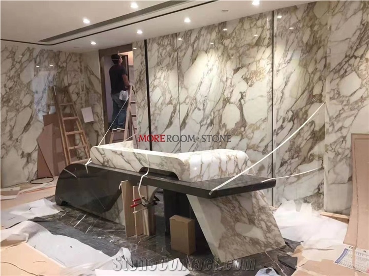 White Calacatta Gold Marble Price Wall Tiles