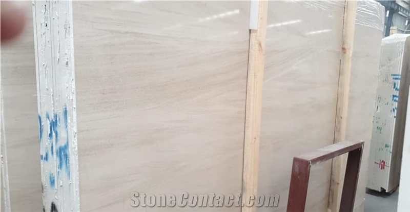 Moca Cream Marble Polished Tiles Slabs