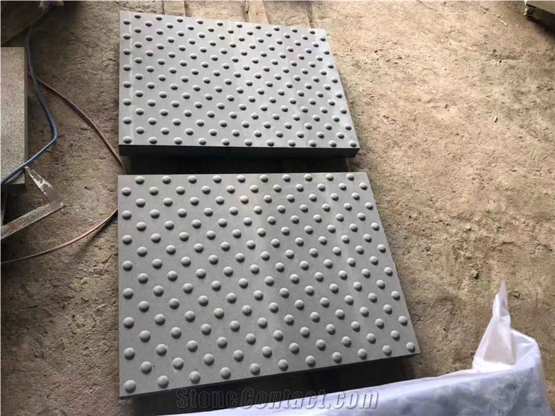 Black Basalt Sanded Blind Paving Stone Tactile