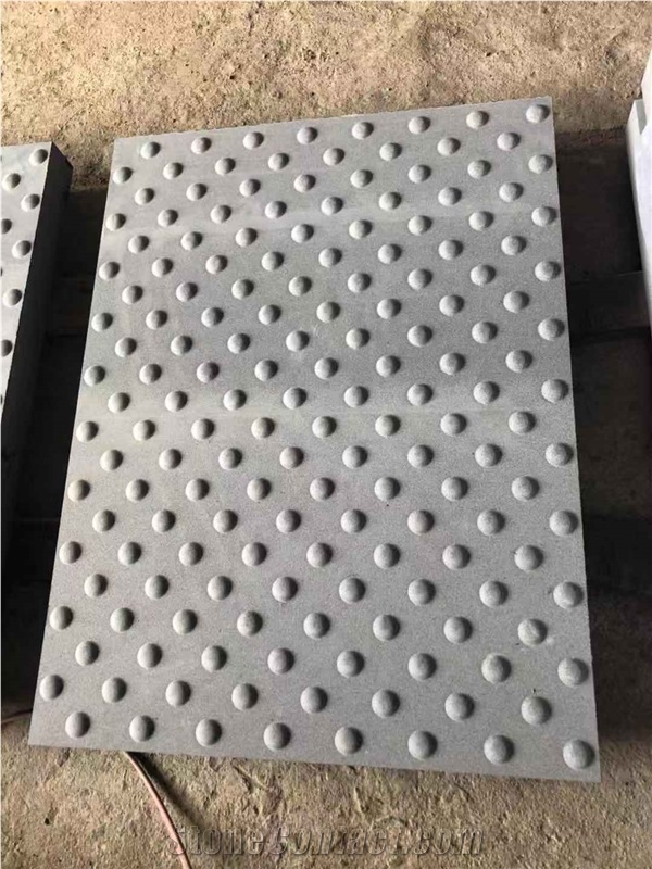 Black Basalt Sanded Blind Paving Stone Tactile