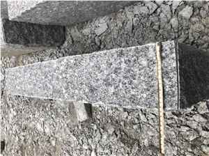 G603 New Grey Granite Picked Cleft Kerbstone
