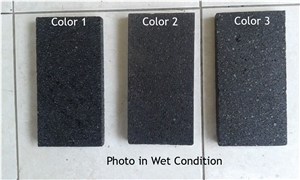 Black Basalt Volcanic Lava Stone Pool Tiles