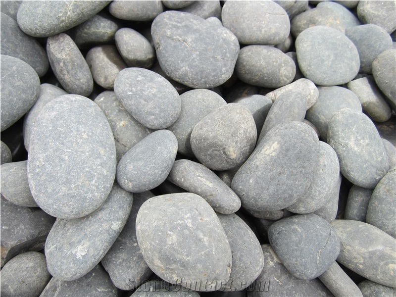 Grey Washed River Pebble Stone