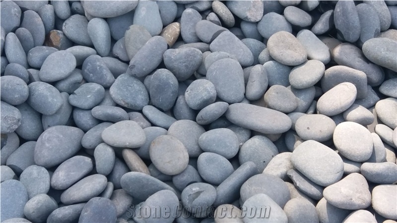 Grey Washed River Pebble Stone