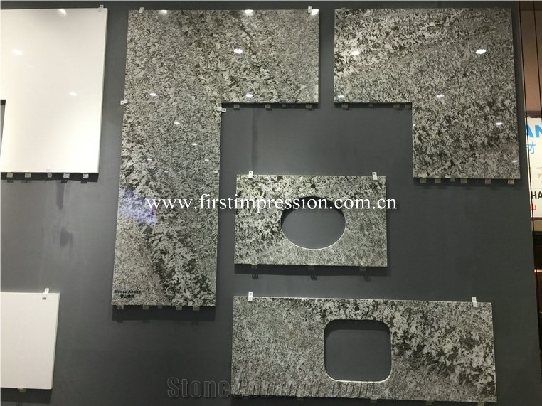 Hot Bianco Calacatta Artificial Stone Countertop