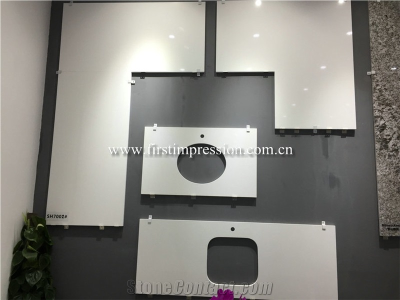 Hot Bianco Calacatta Artificial Stone Countertop