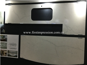 Hot Bianco Calacatta Artificial Stone Countertop