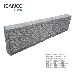 China Mahogany Qilu Red Kerbstone