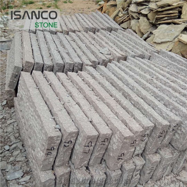 China Mahogany Qilu Red Kerbstone