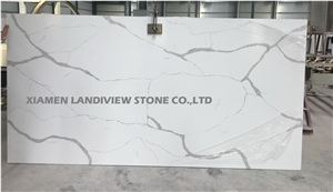Bianco Calacatta Quartz Slab