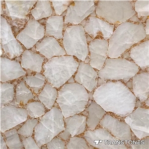 Agate Translucent Natural Stone for Decors