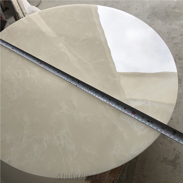 Alabaster Sheet Faux Stone Panel for Table Top