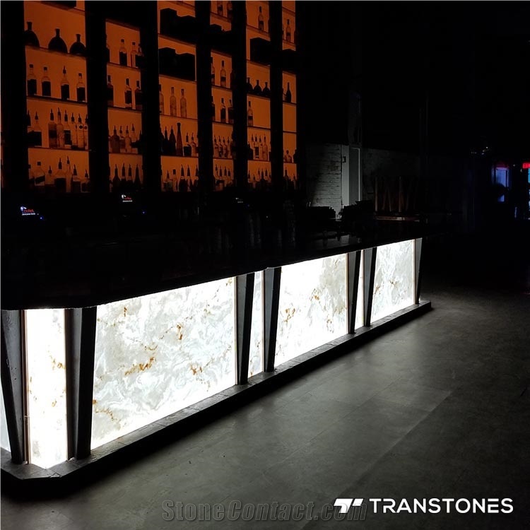 Alabaster Transparent Stone Panels for Bar