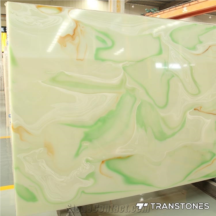 Artificial Acrylic Onyx Sheet Stone Veneer