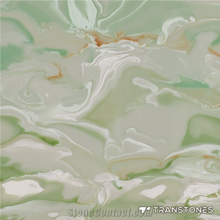 Artificial Acrylic Onyx Sheet Stone Veneer
