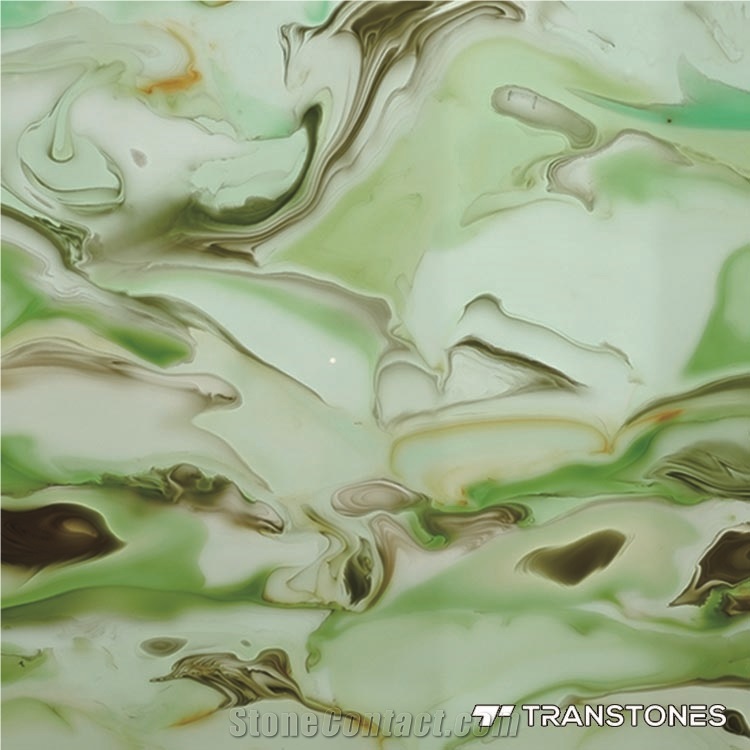 Artificial Acrylic Onyx Sheet Stone Veneer