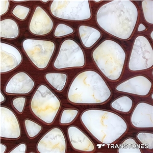 Artificial Onyx Acrylic Stone Slab for Wall Panel