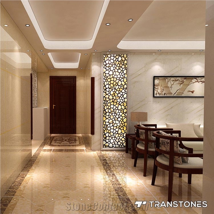 Artificial Onyx Acrylic Stone Slab for Wall Panel