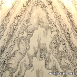 Artificial Slab Bookmatch Wall Tiles Panel Sheet