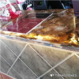 Artificial Solid Surface Acrylic Bar Counter Top