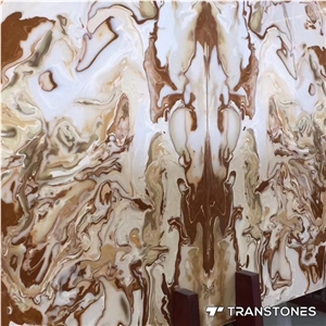 Artificial Stone Bookmatch Panel Beauty Pattern