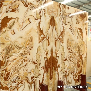 Artificial Stone Bookmatch Panel Beauty Pattern