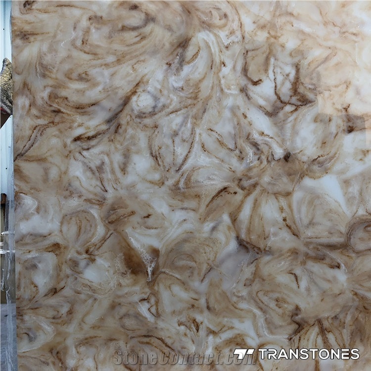 Artificial Stone Tiles Alabaster Onyx Sheet Panels