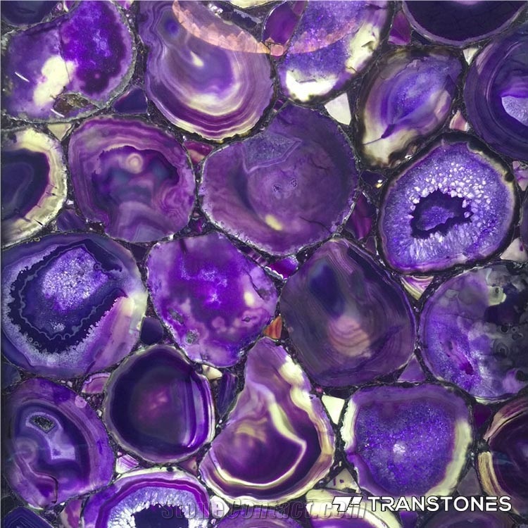 Artificial Stone Wall Panels Translucent Agate