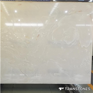 Artificial Wall Panel Slab Pink Wall Covering