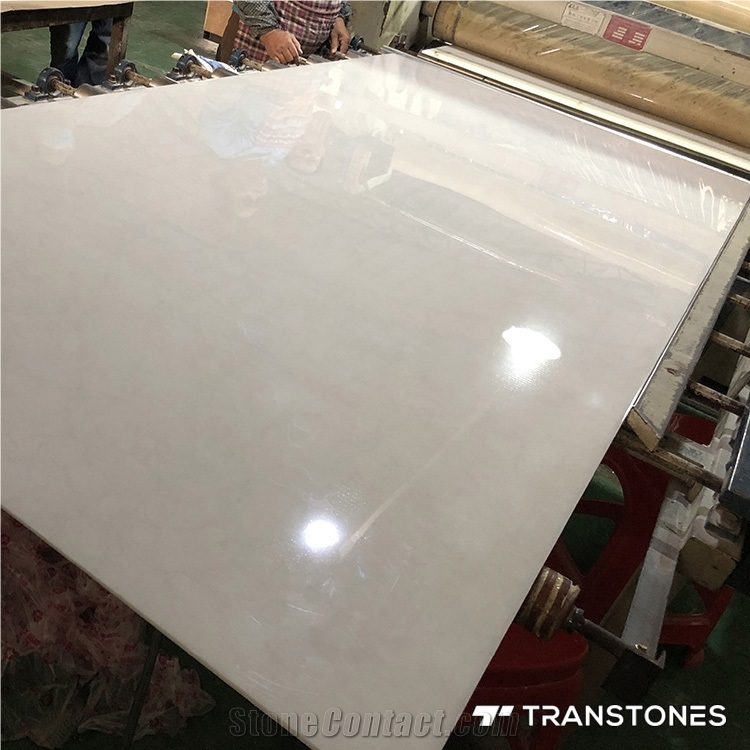 Artificial White Stone Onyx Pmma Acrylic Sheet