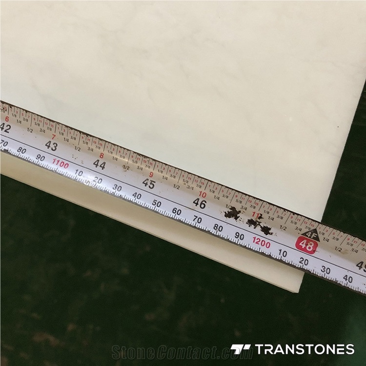 Artificial White Stone Onyx Pmma Acrylic Sheet