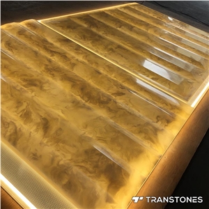 Backlit Artificial Alabaster Panel Sheet for Home Interior